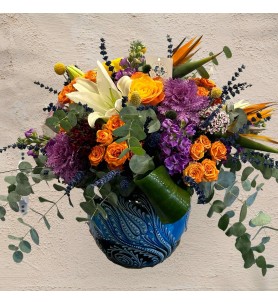 Turquoise Series - Mixed Vase